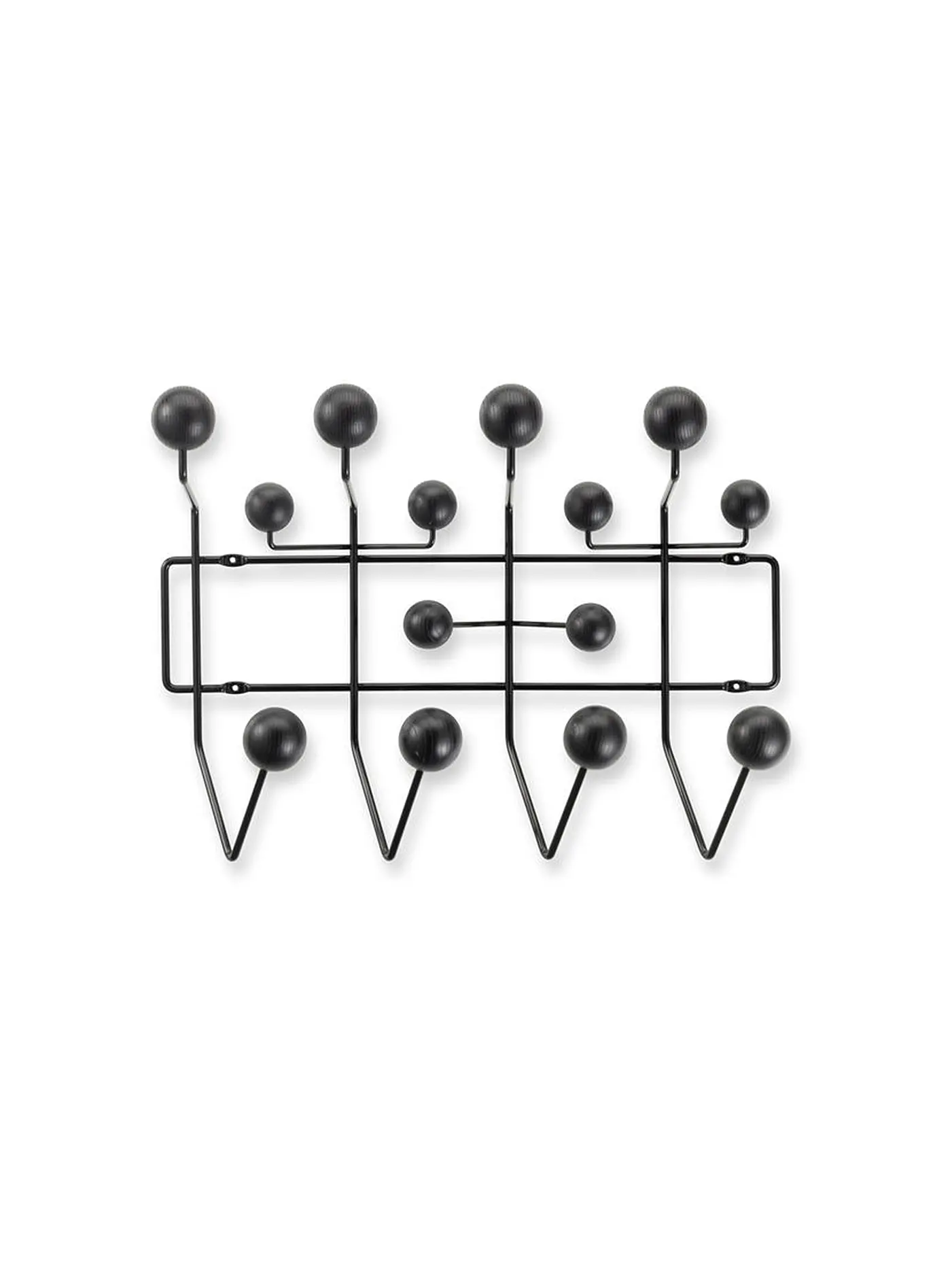 VITRA | Garderobe "Hang it all" (Esche Schwarz) | 